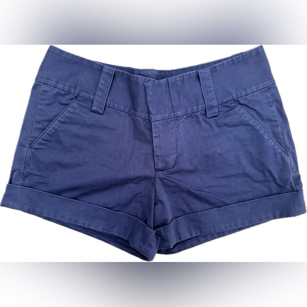 Alice + Olivia Bergdorf Goodman Navy Shorts